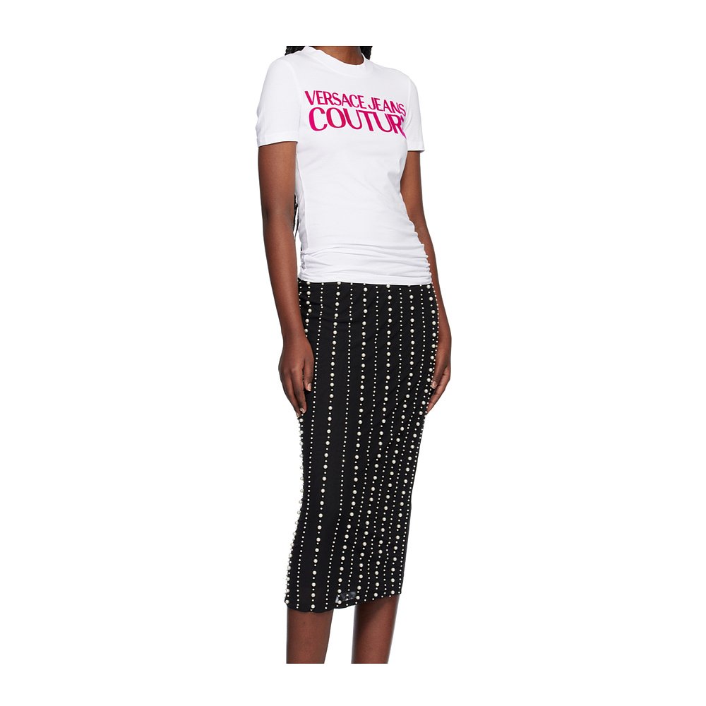 1h可退 VERSACE JEANS 女士半身裙 E77HAEI06ECJM01E899 AW2024 - 图2