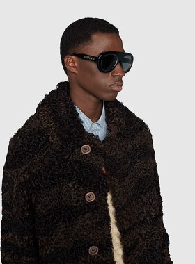 Gucci   徽标太阳镜 691373J07401012