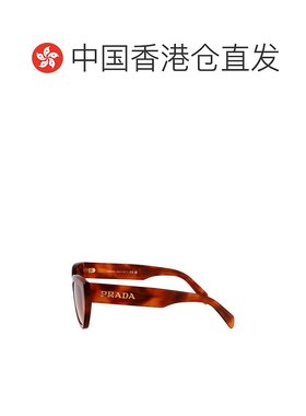 香港直邮PRADA 女士太阳镜 0PRA09S11P70E SS2025 褐色 Sunglasse