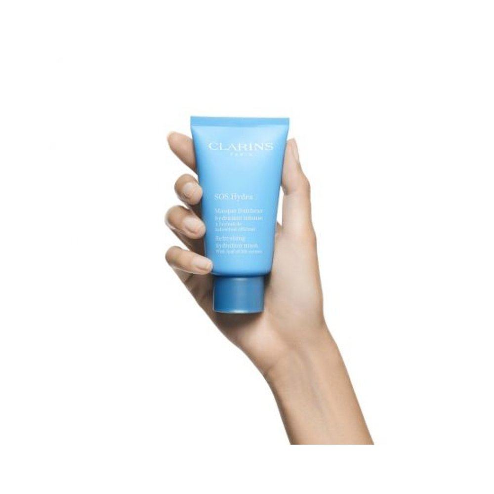 欧洲直邮[法国娇韵诗] 保湿焕采面膜 75 毫升补水清洁急救 - 图0