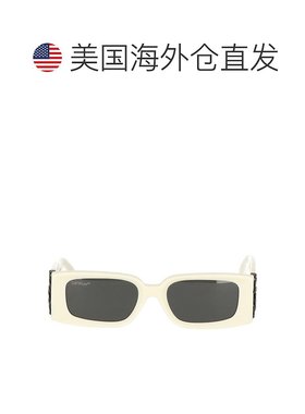 自营 off-white米白色中性白色太阳镜-白色 美国奥莱直发