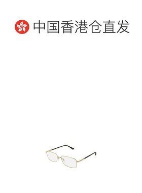 香港直邮GUCCI 男士太阳镜 GG0391O7 SS2023 白色 徽标细节平光镜