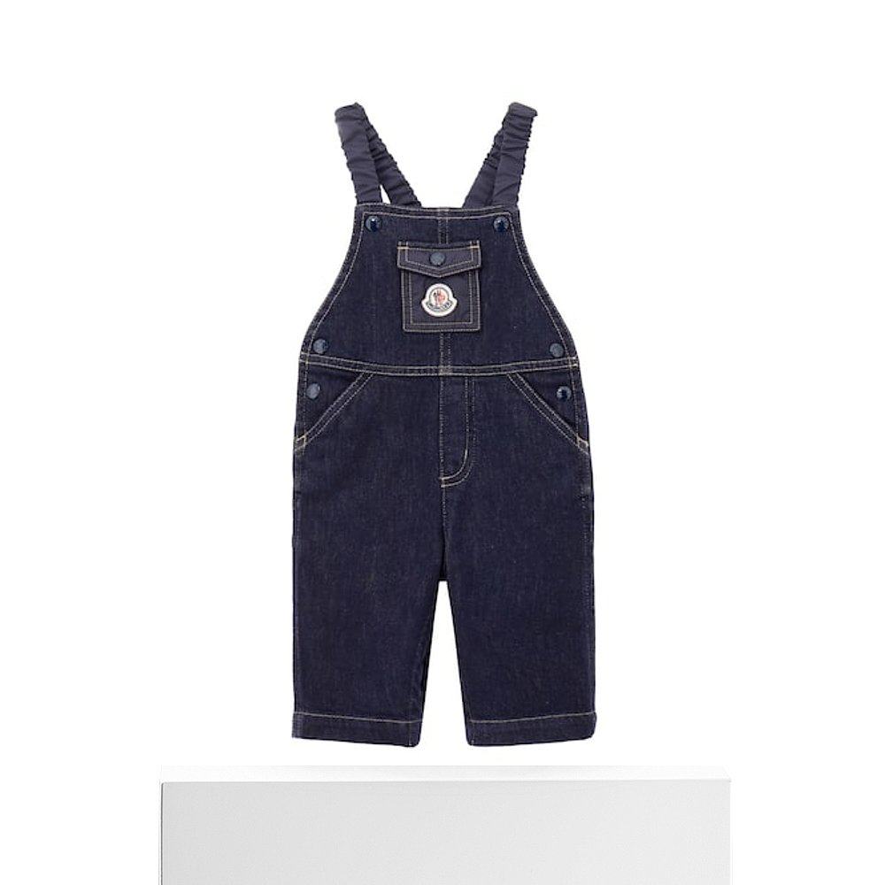 香港直邮moncler 婴儿 徽标牛仔工装裤童装 blue蓝色 舒适时尚,淘宝优惠券,粉丝福利购,淘宝优惠卷