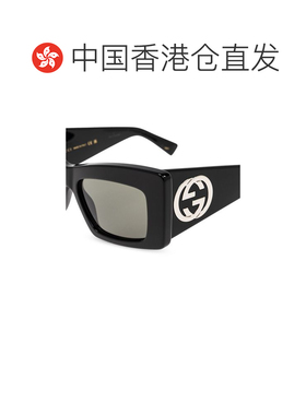 香港直邮GUCCI 女士太阳镜 819535J07401012 SS2025 古驰黑色配饰