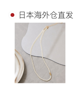 日本直邮VIS女士珍珠项链 黄金/银色金属配件 2026ABVZ36010