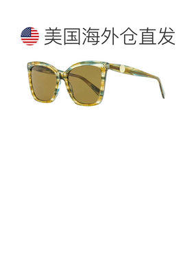 自营Longchamp Women's Square Cat Eye Sunglasses LO742SN 211