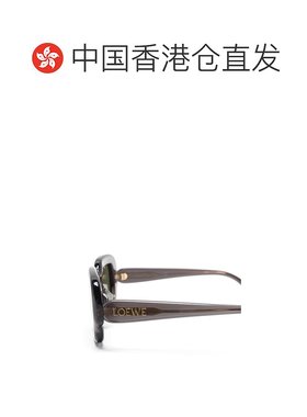 1h可退 香港直邮潮奢 LOEWE 罗意威 女士 灰色太阳眼镜 LW40158F5