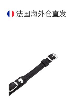欧洲直邮BALENCIAGA (2025) 女士黑色 Triple City 手链巴黎世家