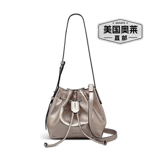 自营radleyYork Mews - Metallic Small Drawstring Shoulder Bag - 图0