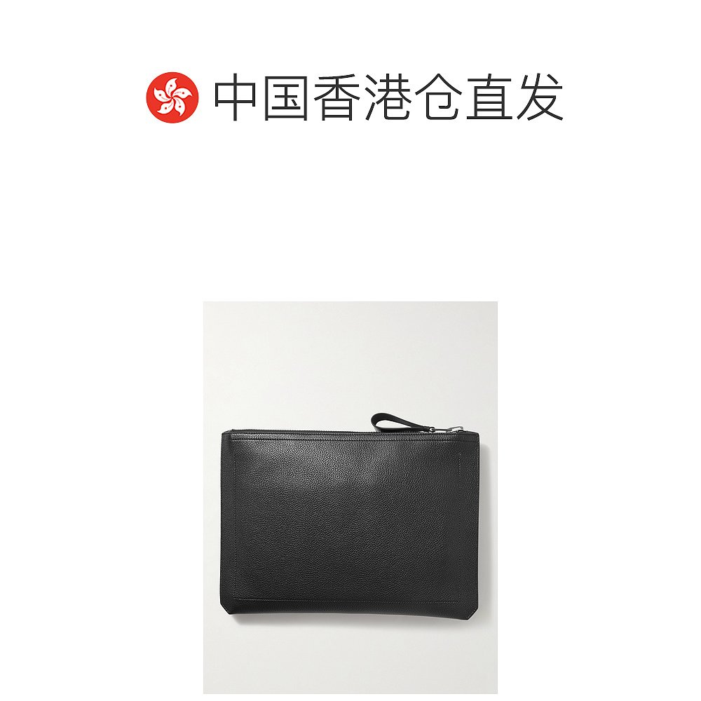 香港直邮潮奢 Tom Ford 男士Buckley Pebble-Grain Leather Docum - 图1