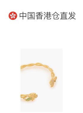 1h可退 香港直邮潮奢 ZIMMERMANN 女士 镀金水晶手镯 5471S24GOLD