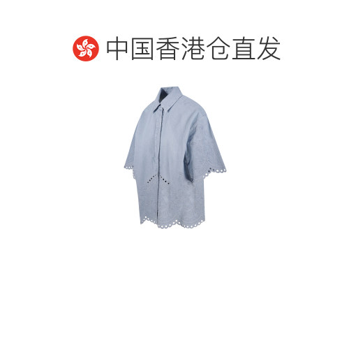 香港直邮ZIMMERMANN 女士衬衫 7214TRS263ICE SS2【付后1h可退】 - 图1