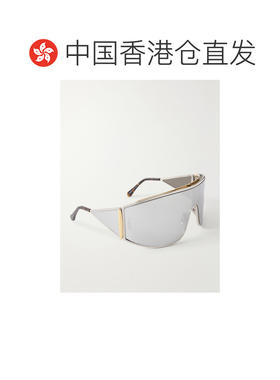 香港直邮LOEWE 罗意威 女士 Speed 防护罩面具金属太阳眼镜 LW402