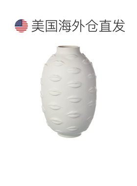 自营Jonathan Adler Giant Gala圆形花瓶-白色 美国奥莱直发