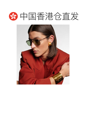 香港直邮Saint Laurent 圣罗兰 女士 SL 徽标飞行员太阳眼镜