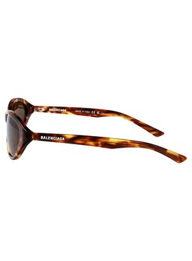 BALENCIAGA 女士眼镜 BB0404SK002 SS2025 绿色 全框太阳镜