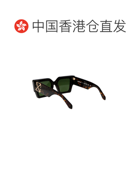 1h可退 香港直邮off-white 男士 棕色 Catalina 太阳镜 OERI128S2