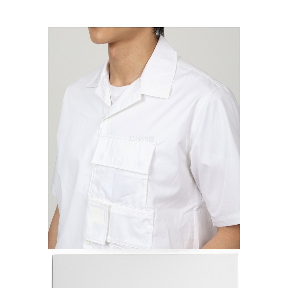 韩国直邮COMPANY  16CLSH024A 短袖华达呢衬衫 男士夏季时尚都市 - 图3