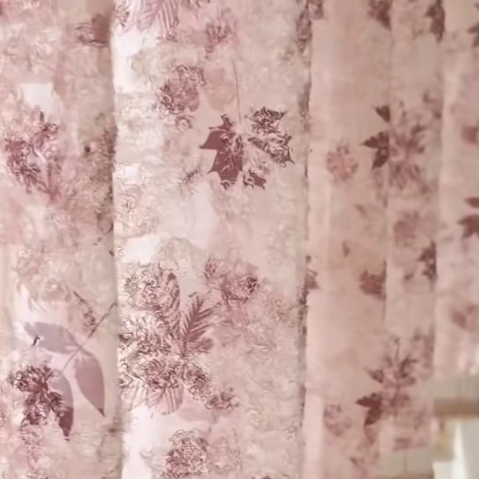 免打孔复古田园风双层窗帘纱帘门帘碎花遮光定制窗帘卧室客厅飘窗,淘宝优惠券,粉丝福利购,淘宝优惠卷