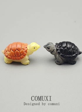 迷你版小乌龟公仔微景观仿真动物