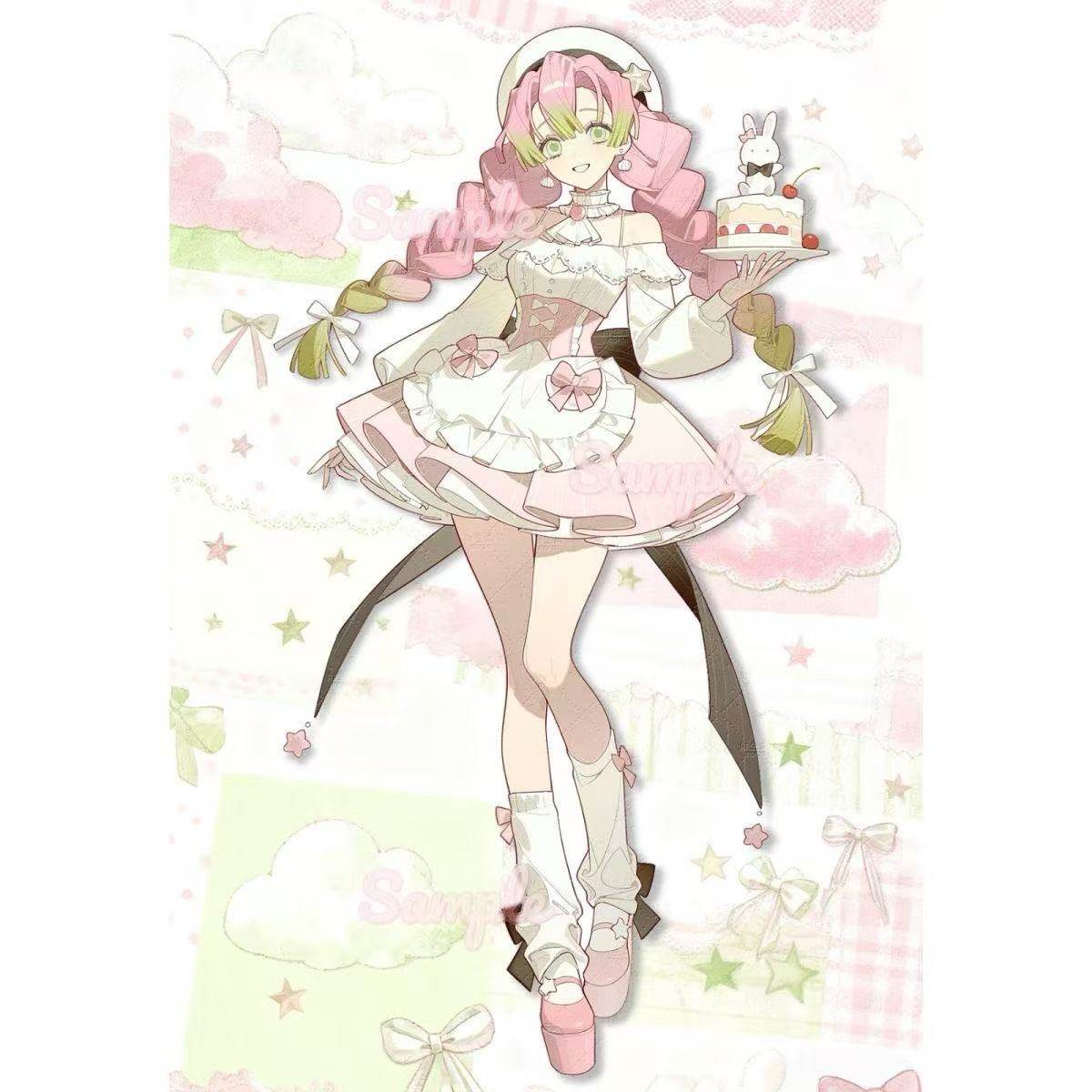 鬼灭之刃周边露寺蜜璃ins立牌桌面摆件新款可爱二次元,淘宝优惠券,粉丝福利购,淘宝优惠卷