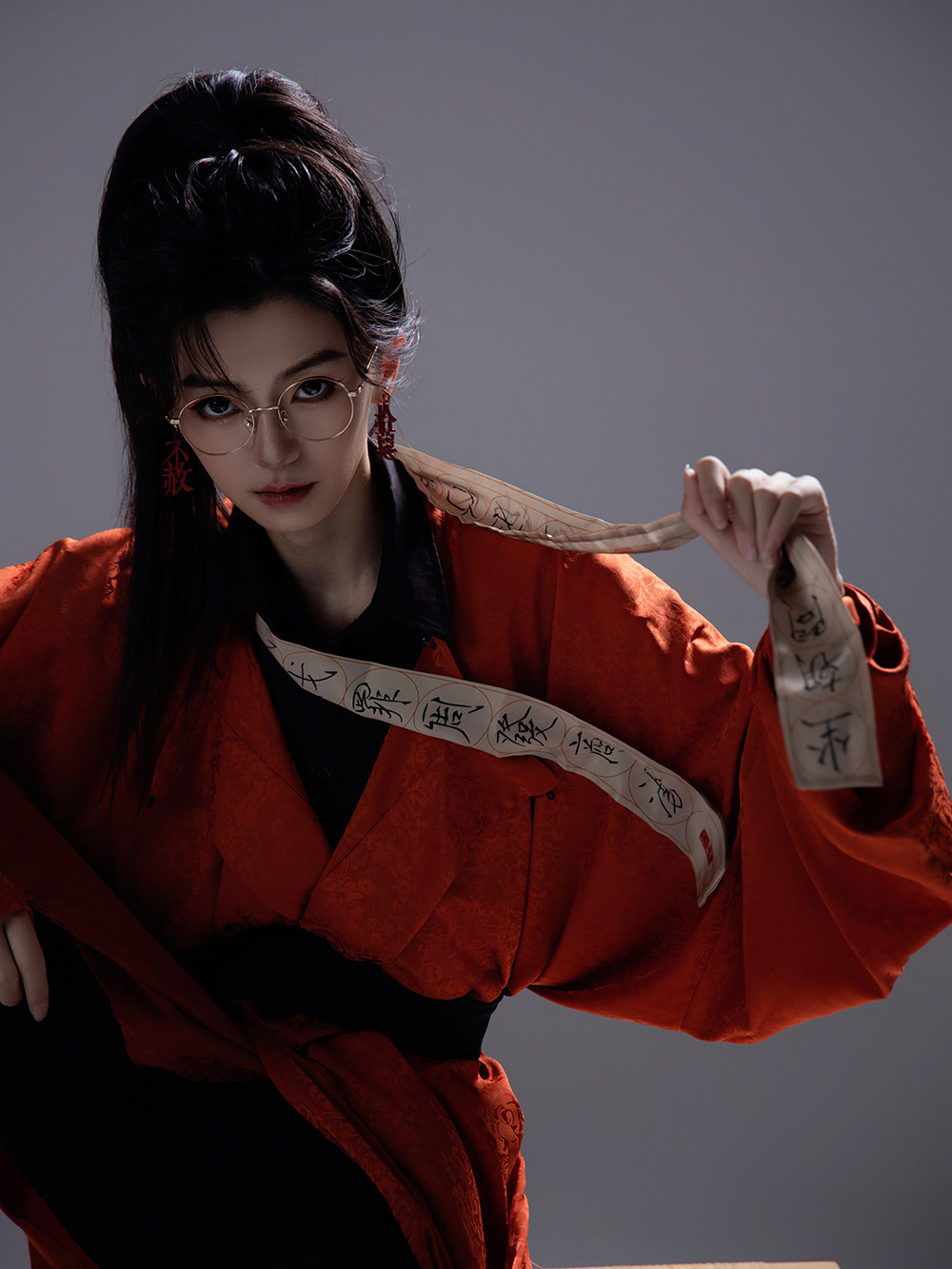 菜狗潋少侠联名唐圆领袍复原款等云来【不赦】正品原创汉服秋男女,淘宝优惠券,粉丝福利购,淘宝优惠卷