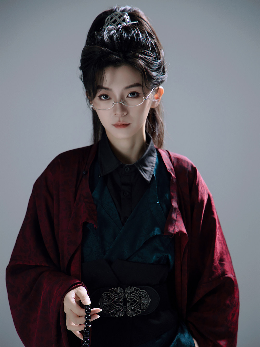 菜狗潋少侠联名唐圆领复原款等云来【墨翠】【赤岭】正品原创汉服,淘宝优惠券,粉丝福利购,淘宝优惠卷