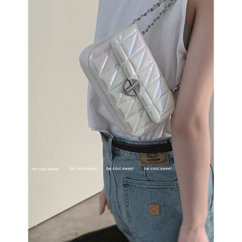 小香风包包女2023新款夏季时尚菱格链条包高级质感小众腋下斜挎包,淘宝优惠券,粉丝福利购,淘宝优惠卷