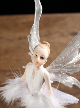 芭蕾女孩人物家居摆件跳舞天使