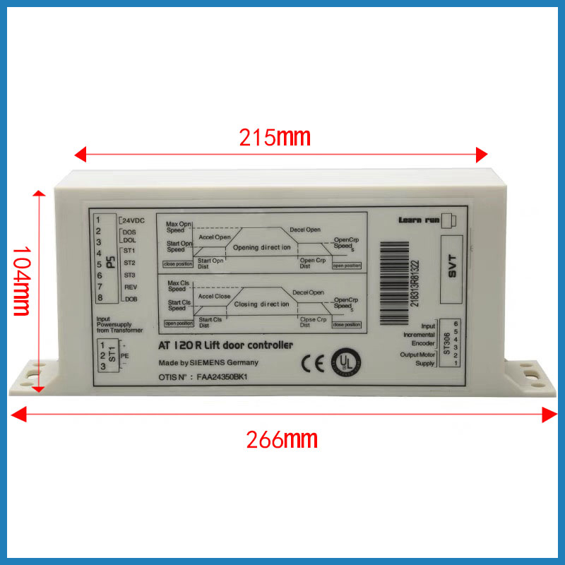 原装电梯门机盒AT120奥的斯FAA24350BK1门机变频器控制器OTIS电梯-图0