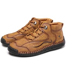 Retro Locomotive Riding Shoes Pure Artisanal Mens Boots Waterproof High Cylinder Locomotive Boots Racing Shoes Short Boots 1214t