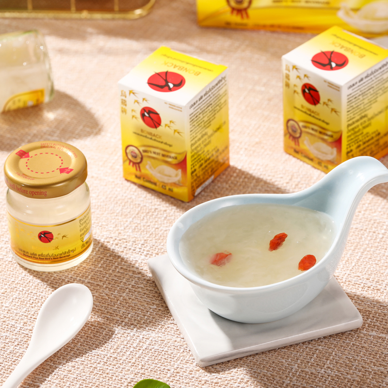 泰国进口 BONBACK 乌鸡牌 屋燕 即食冰糖燕窝 45ml*6瓶*2件双重优惠折后￥139.9包邮包税