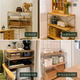 304 stainless steel storage rack, home appliance storage tool