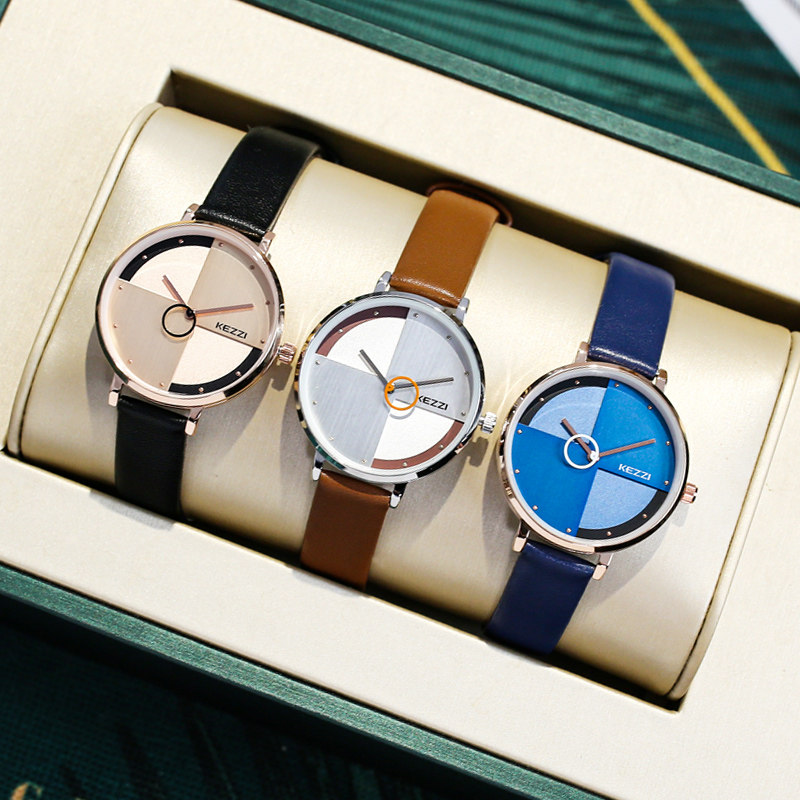 kezzi女款学生初高中简约2022手表 珂紫国产腕表