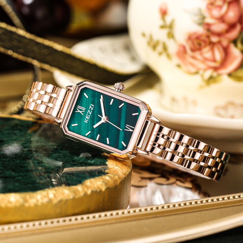 kezzi女款高级感简约气质复古手表 珂紫国产腕表