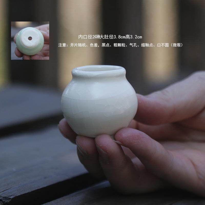 特小号多肉控型盆冰裂手绘素烧陶瓷花盆粗陶桃蛋迷你拇指盆鱼缸盆,淘宝优惠券,粉丝福利购,淘宝优惠卷