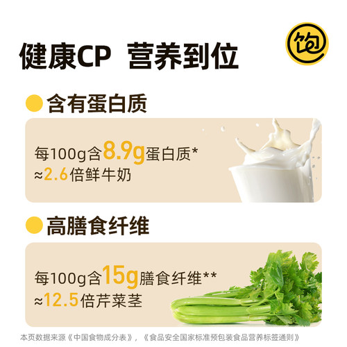 王饱饱椰子益生元麦片海盐咸味燕麦营养早餐懒人代餐牛奶燕麦片 - 图0