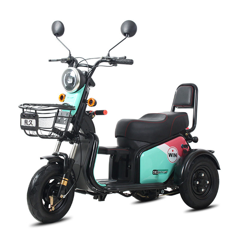 电动家用小型女士时尚新款三轮车 forever永久电动车电动三轮车