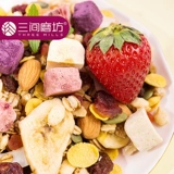 三间磨坊 4 банки комбинированных фруктов, орехов, хрустящего йогурта, овсянки, завтрака, готового к употреблению хлопья для фитнеса