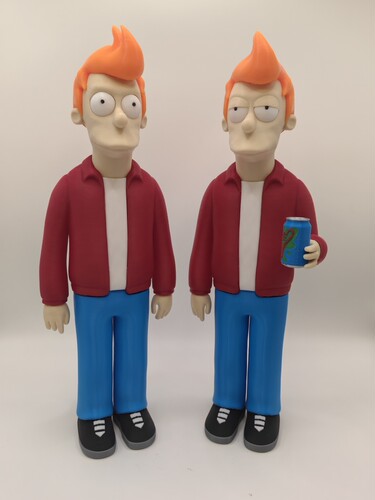 飞出个未来 动画 弗莱 与 班德 手办 Futurama Fry & Bender 现货 - 图0
