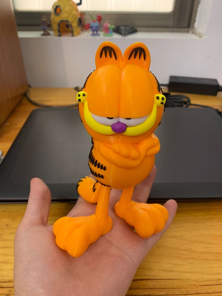 加菲猫 Garfield 手办 经典 卡通人物 摆件 - 图2