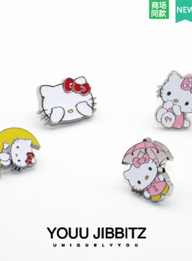 新款HelloKitty洞洞鞋配饰鞋花