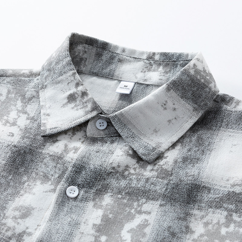 2026新款美式复古格子长袖衬衫男春秋季休闲潮流上衣百搭衬衣外套,淘宝优惠券,粉丝福利购,淘宝优惠卷