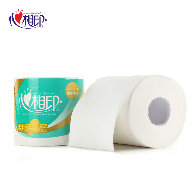心相印180克27卷整箱厕所有芯卷纸 尚蒂家居卷筒纸