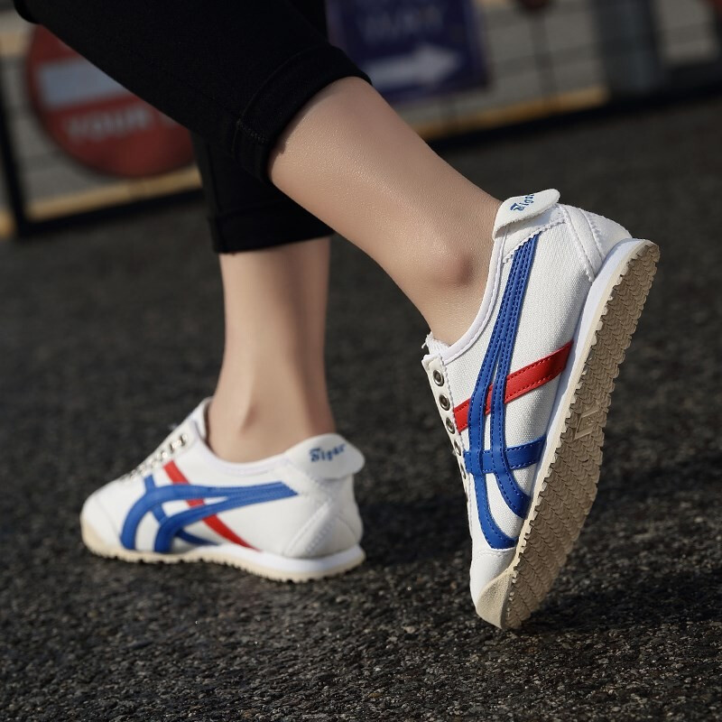 Onitsuka Tiger鬼塚虎休闲鞋男女正品新款轻便运动鞋1183B400-100 - 图1