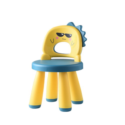 萌趣靠背椅儿童椅子塑料加厚幼儿园宝宝卡通小板凳子防滑家用座椅 - 图3