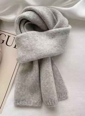 KatchMe Women's Versatile Cozy Solid Color Knitted Scarf for