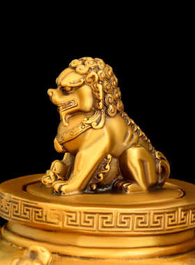 上香插线家用摆件纯铜室内供奉