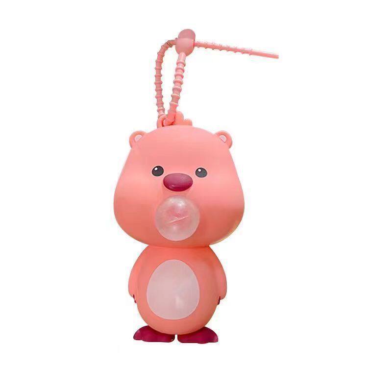 可爱露比吐泡泡钥匙扣书包挂件幼儿园礼物七夕情人节活动小礼品