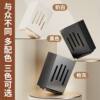 Kitchen wall-mounted chopsticks, knife and spoon storage cage